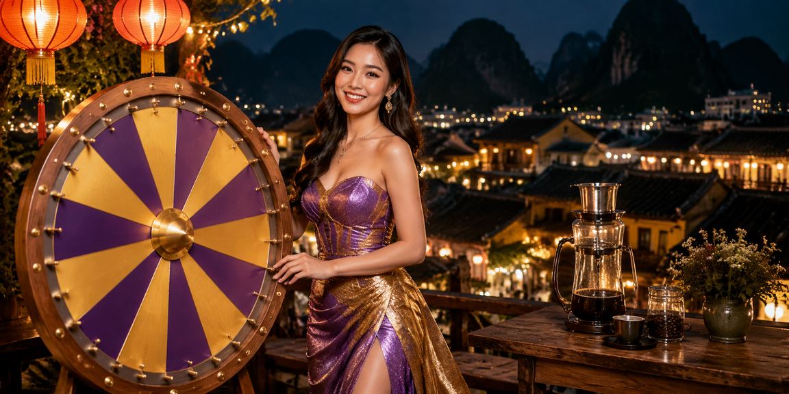 Phong cảnh Ninh Bình với người chơi thưởng thức trò chơi trực tuyến và theo dõi sự kiện thể thao trong không gian truyền thống